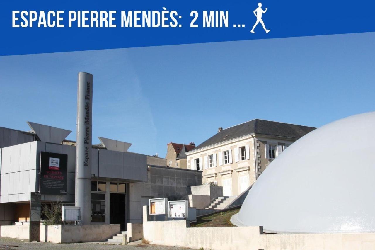 Studio Simplicien *Cosy* Plein Centre Ville De Poitiers *Tv* Wifi *Cafe* Экстерьер фото